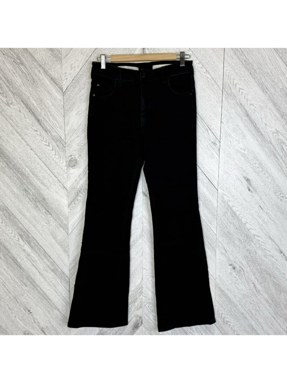 Anthropologie Pilcro Women's Size 28 Black High Rise Bootcut Jeans 31" Inseam